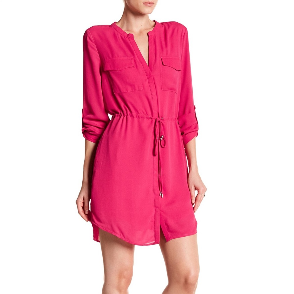 DR2 Daniel Rainn Long Sleeve Shirt Dress